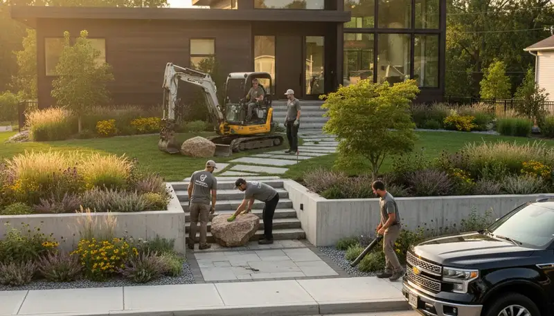Landscaping services in Dayton, OH for residential yards and outdoor property care