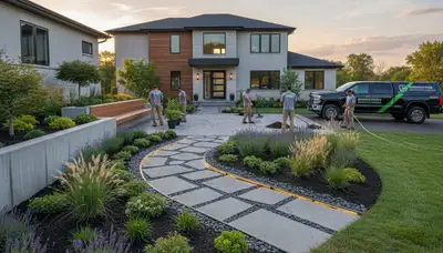 Landscaping service in Dayton, OH providing professional lawn and outdoor property care