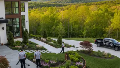 Dayton, OH landscaping team providing professional lawn and landscape services
