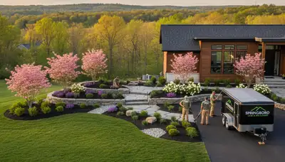 Dayton, OH landscaping team provides professional yard maintenance and landscape design services