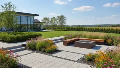 Landscaping team serving Dayton, OH with professional yard maintenance and lawn care services